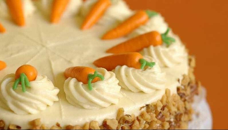 طرز تهیه کیک هویج کافی شاپی، پوک، نرم و خوشمزه