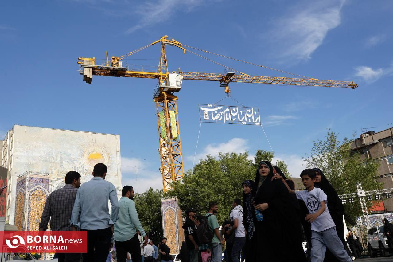عکس/ جشن بزرگ امام رضایی‌ها در تهران 