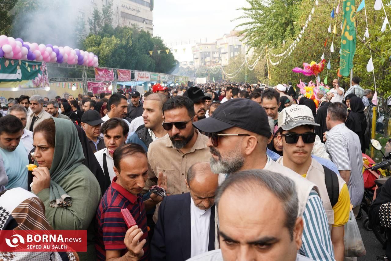 عکس/ جشن بزرگ امام رضایی‌ها در تهران 