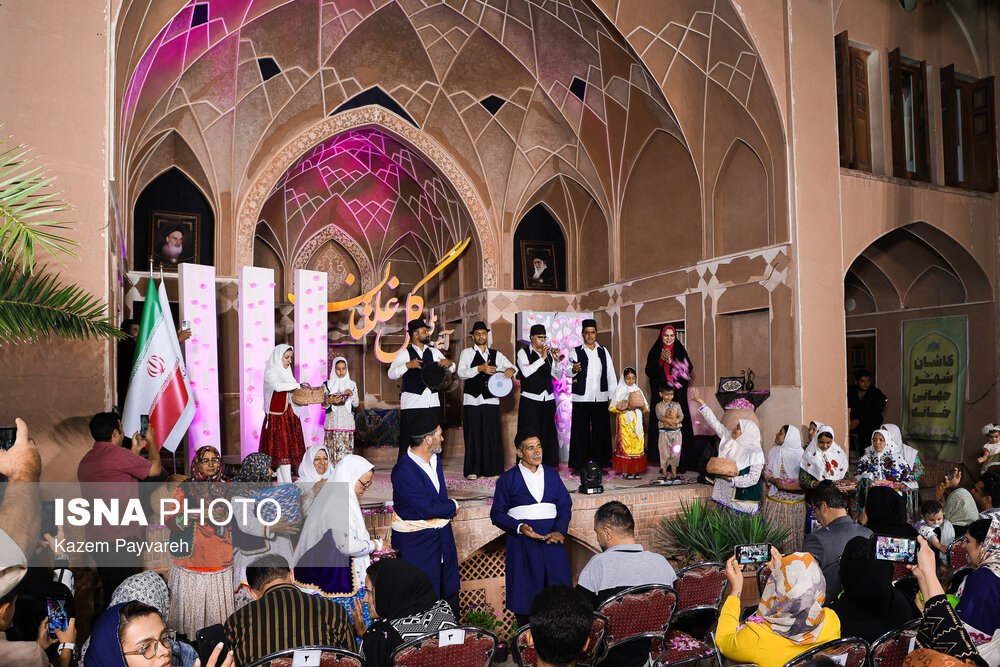 آیین ملی گل غلتان کاشان