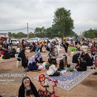 برگزاری آیین سنتی «پنجاه به در» در قزوین