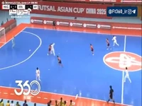 گل اول تیم ملی فوتسال بانوان ایران به هنگ‌کنگ و خوشحالی پس از گل