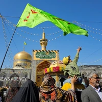 عکس/ روز میلاد امام رضا (ع) در حرم مطهر رضوی