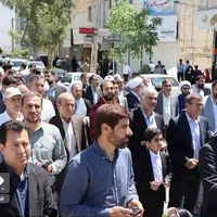  راهپیمایی مردم ایلام در حمایت از غزه 