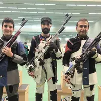 قهرمانی نکونام در مسابقات آزاد تفنگ