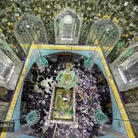 عکس/ نمایی متفاوت و دیده نشده از ضریح مطهر حضرت رضا(ع)