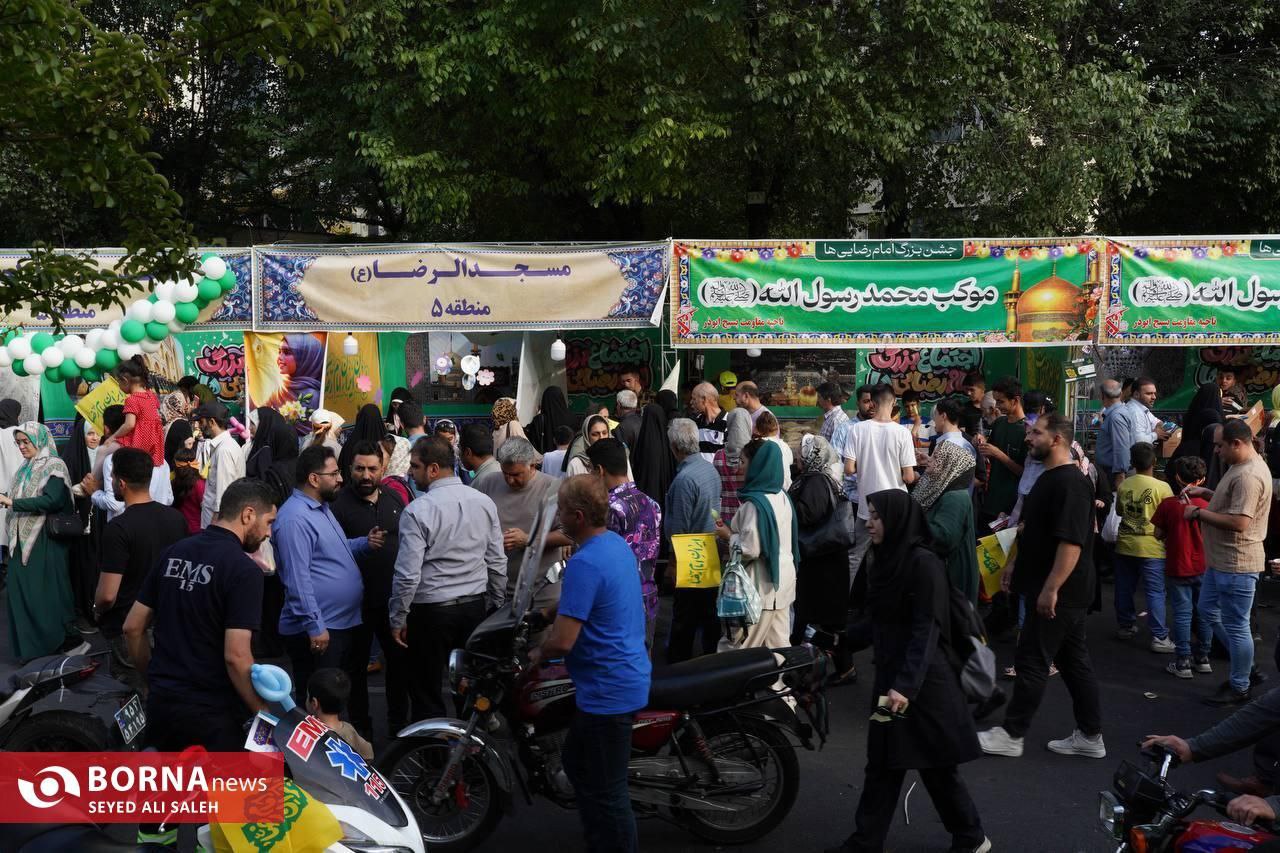 عکس/ جشن بزرگ امام رضایی‌ها در تهران 