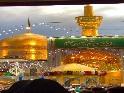 عشق یعنی که دَمی بشنوی از نامِ رضا (ع)...