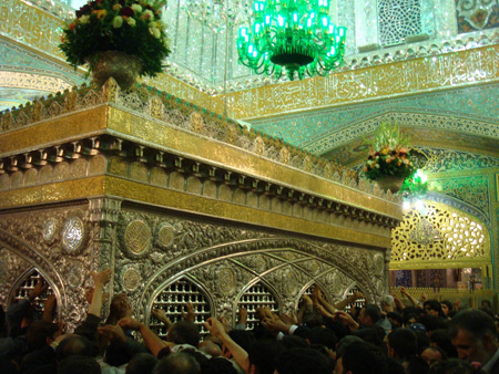 عکس/ نمایی متفاوت و دیده‌نشده از ضریح‌ مطهر حضرت رضا(ع)