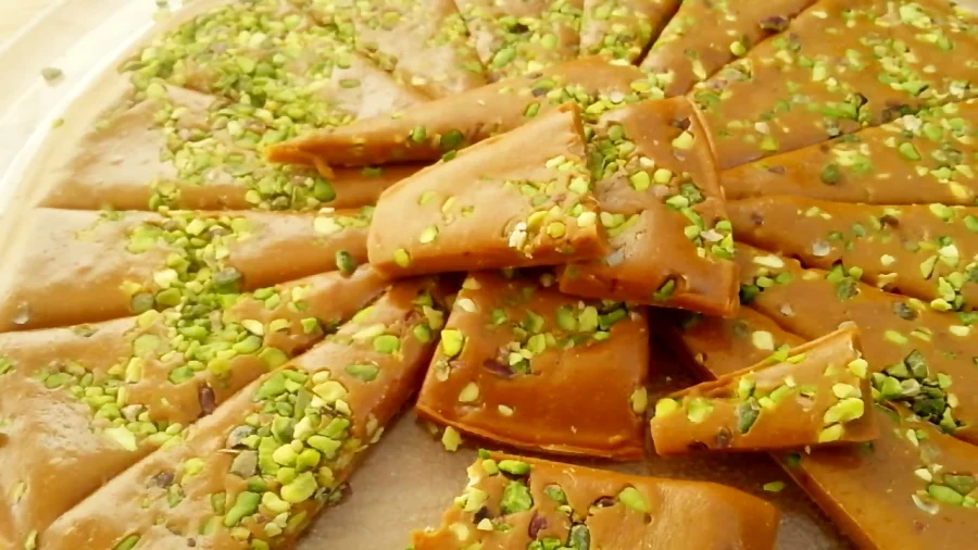  حلوای سوهان خونگی با طعم عالی