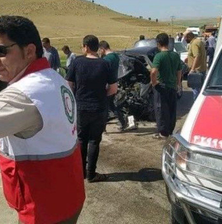 عکس/ شدت حادثه تصادف مرگبار پژو و پراید در جاده ایلام به حمیل کرمانشاه