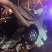 برخورد پژو ۲۰۶ با گاردریل در تهران؛ ۲ نفر کشته شدند