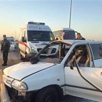 ۸ فوتی و یک مصدوم بر اثر برخورد ۲ خودرو در جاده کرمانشاه به ایلام