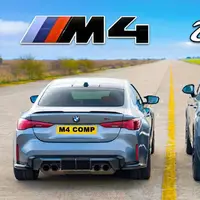 درگ نفس‌گیر پورشه کاین توربو و بی‌ام‌و M4، شاسی‌بلند خانوادگی یا کوپه اسپرت؟