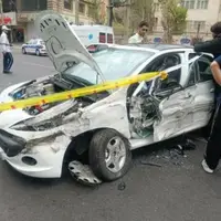 برخورد پژو ۲۰۶ با گاردریل دو قربانی گرفت