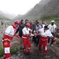 نجات جان کوهنورد در ارتفاعات آبشار لورگاه