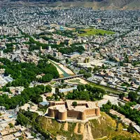 تصویری زیبا از قلعه تاریخی فلک الافلاک در خرم آباد