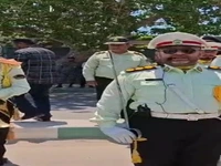مراسم تشییع پیکر شهید مدافع وطن محمد تنگستانی در بندرلنگه