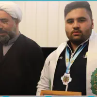 نایب قهرمان جهان افتخارش را پیشکش امام مهربانی کرد