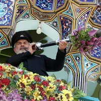 تصویری متفاوت از نقاره زنی در سالروز میلاد امام رضا علیه السلام