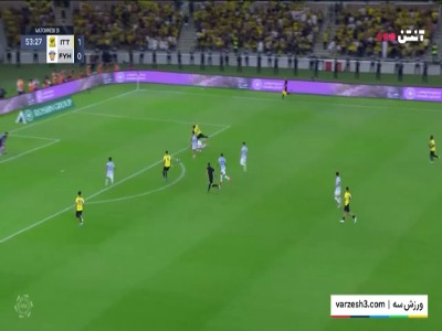 دبل کریم بنزما برای الاتحاد مقابل فیحا