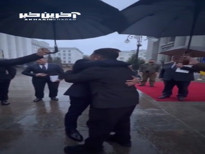 خداحافظی متفاوت مکرون و زلنسکی