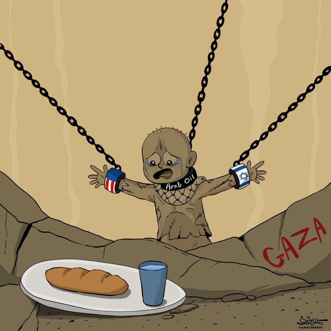 کاریکاتور/ مثلث جنایت علیه کودکان فلسطینی