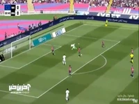 گل اول رئال مادرید به بارسلونا توسط امباپه