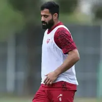 تمرین اختصاصی مدافع پرسپولیس در کمپ تیم ملی