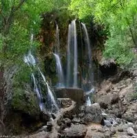  آبشار خیره‌کننده اخلمد چناران