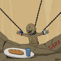کاریکاتور/ مثلث جنایت علیه کودکان فلسطینی