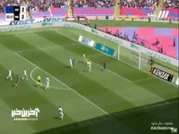 گل سوم بارسلونا به رئال توسط رافینیا
