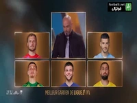 لوکاس شوالیه دروازه بان لیل بالاتر از دوناروما برترین دروازه‌بان فصل لیگ فرانسه 25-2024 شد