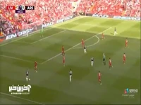 گل اول آرسنال به لیورپول توسط گابریل مارتینلی 