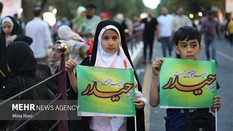 برپایی جشن ۳ کیلومتری غدیر در خرمآباد