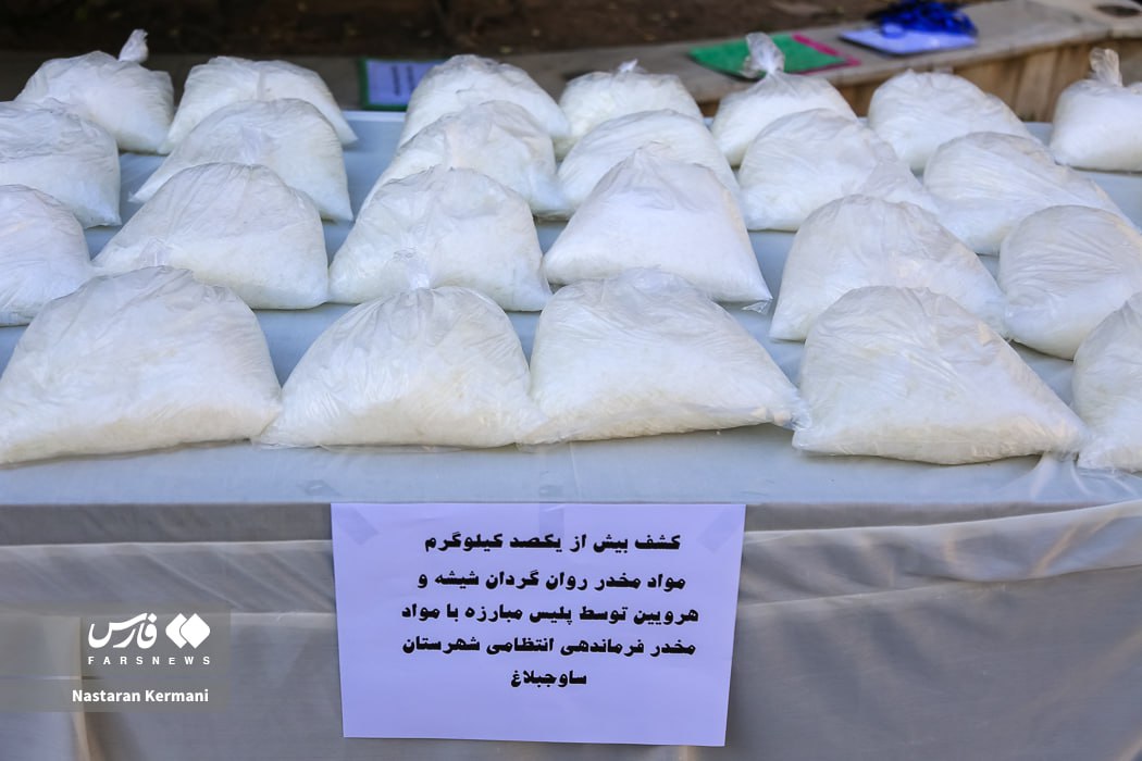 عکس/ قاچاقچیان ساوجبلاغ در بند پلیس