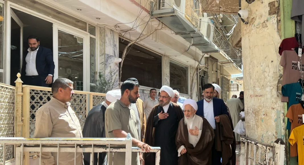 آیت‌الله جوادی آملی با آیت‌الله سیستانی دیدار کرد