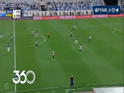 گل سوم النصر به الاخدود توسط بروزوویچ در دقیقه 27