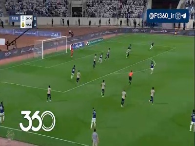 گل پنجم النصر به الاخدود توسط جان دوران