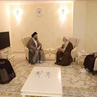 دیدار حکیم و آیت‌الله جوادی آملی/ رایزنی درباره چالش‌های امت اسلامی 