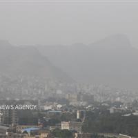 وزش باد شدید و نفوذ گردوخاک به آسمان لرستان