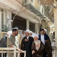 آیت‌الله جوادی آملی با آیت‌الله سیستانی دیدار کرد