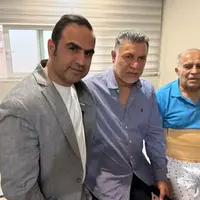 علی دایی و یک مهمان ویژه بر بالین حسن روشن
