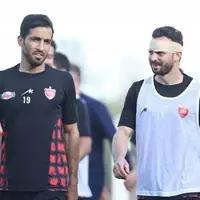 سروش با چشم قرمز و متورم در تمرین پرسپولیس!