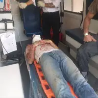 سقوط بالابر بر روی دو کارگر در خیابان ناصرخسرو مشهد