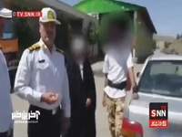 توقف خودروی متخلف در پی بدلکاری خطرناک