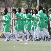 گزارش تصویری از تمرینات تیم ملی فوتبال زنان ایران 