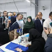 بازدید سخنگوی دولت از ۲ مجتمع تولیدی در بندرانزلی