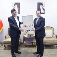 دیدار سفیر یونان با وزیر ورزش و جوانان
