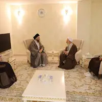 دیدار حکیم و آیت الله جوادی آملی